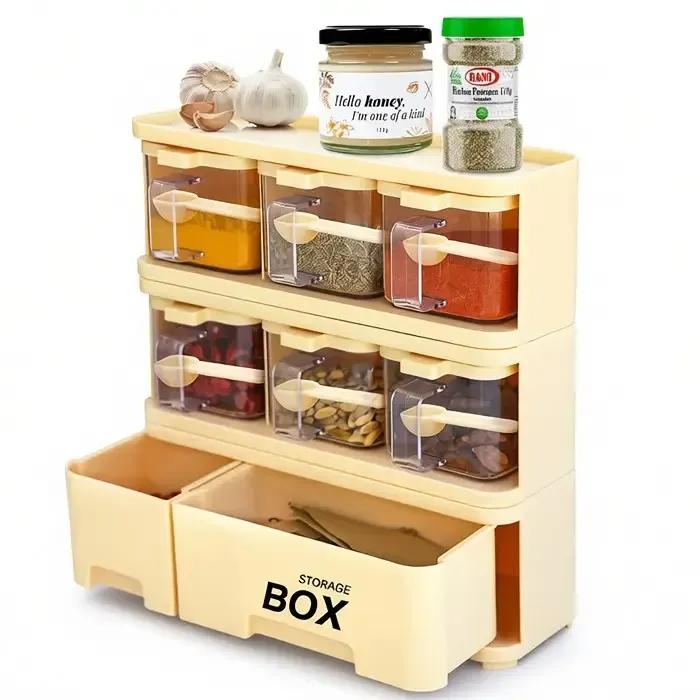 Smart Multi-Layer Kitchen Organizer | Spices Rack