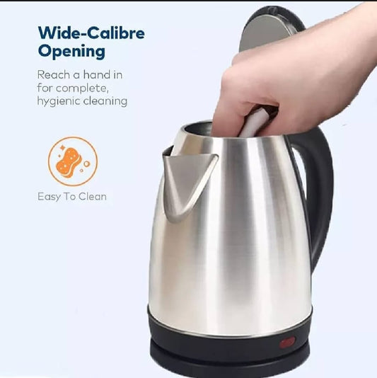 Electric Kettle - Stainless steel body - Automatic instant heating - 1500 Watts - Water boiler - High quality - Kettle