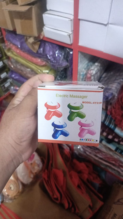 Mini Electric Body Massager for Neck Back Shoulder | USB Powered Vibration Massager Machine for Pain Relief & Muscle Relaxation