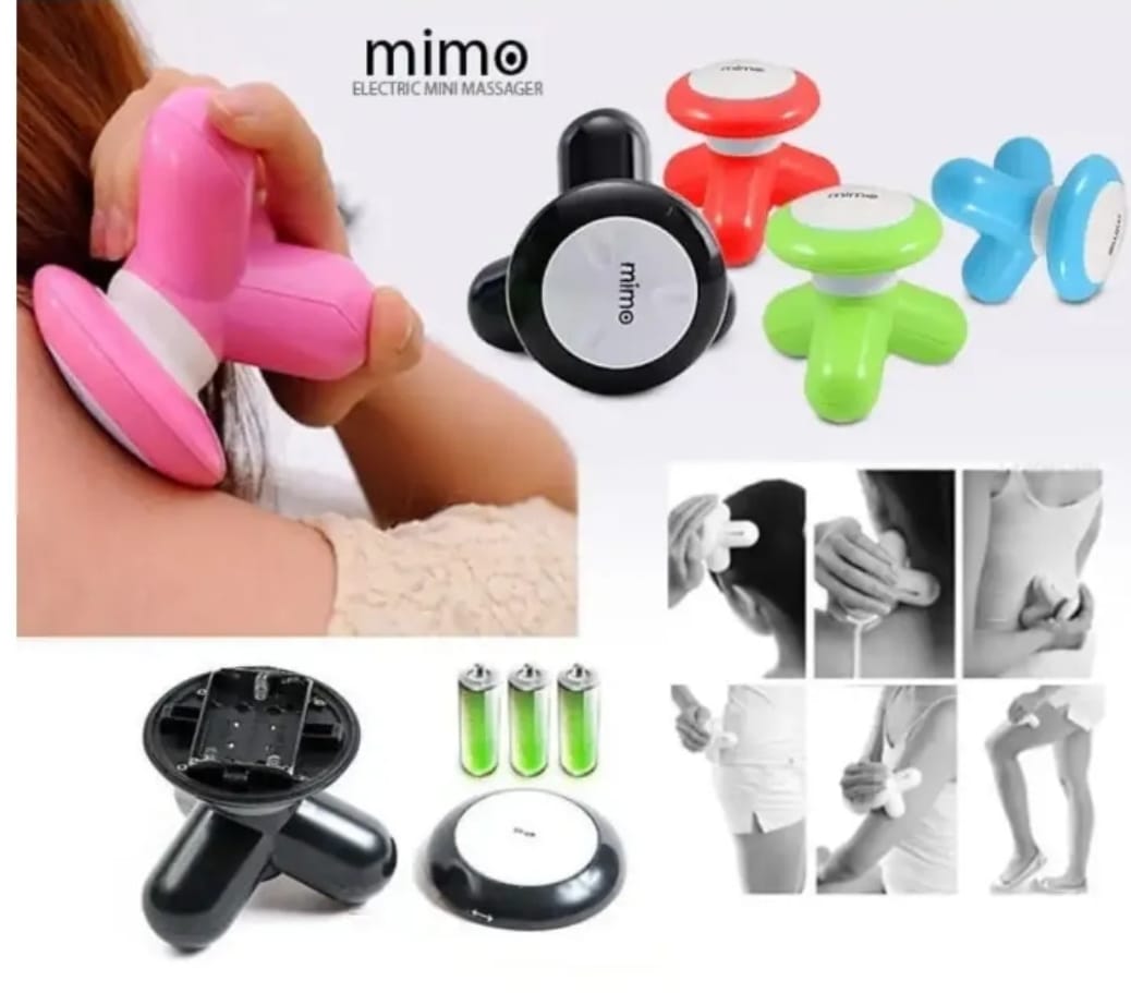 Mini Electric Body Massager for Neck Back Shoulder | USB Powered Vibration Massager Machine for Pain Relief & Muscle Relaxation
