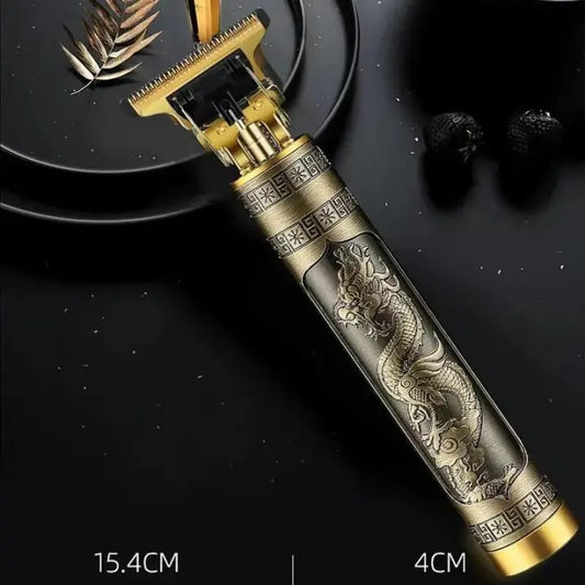 Metal Body Vintage T9 Trimmer & Hair Clipper for Men | USB Rechargeable Professional Hair Cutting Machine | Precision Beard & Hair Grooming Too